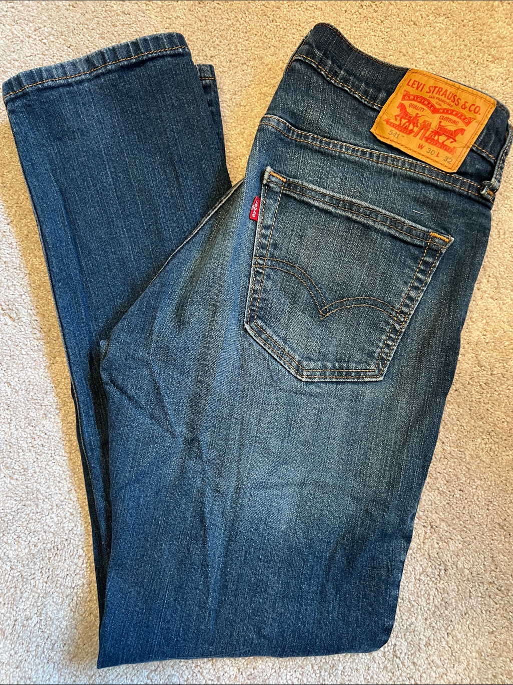 Levi's 541 Men's Dark Blue Denim Jeans
